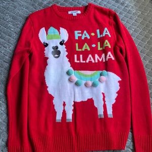 Christmas Llama sweater